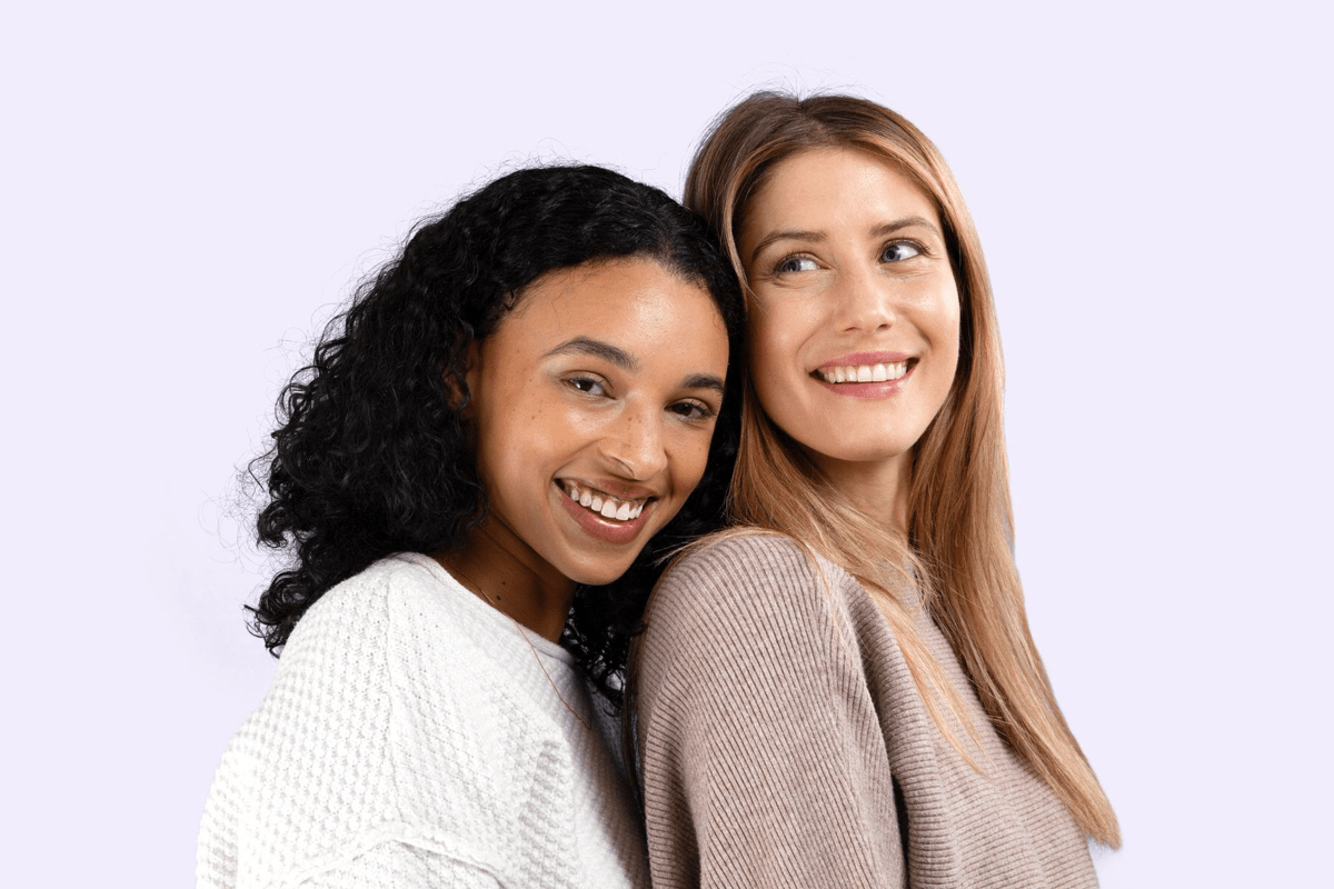 two collective models standing near each other