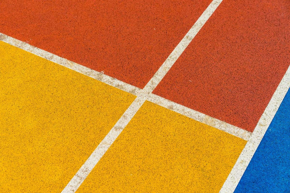 yellow and orange flooring