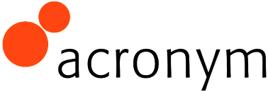 Acronym company logo