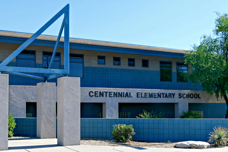 View of Centennial Front Building