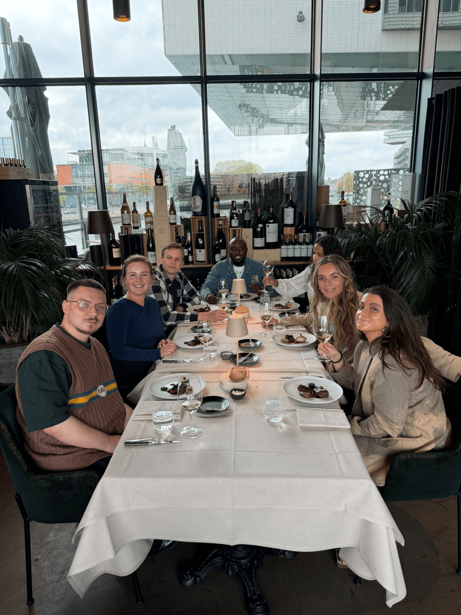 Morgan Recruitment Group Lunch Amsterdam