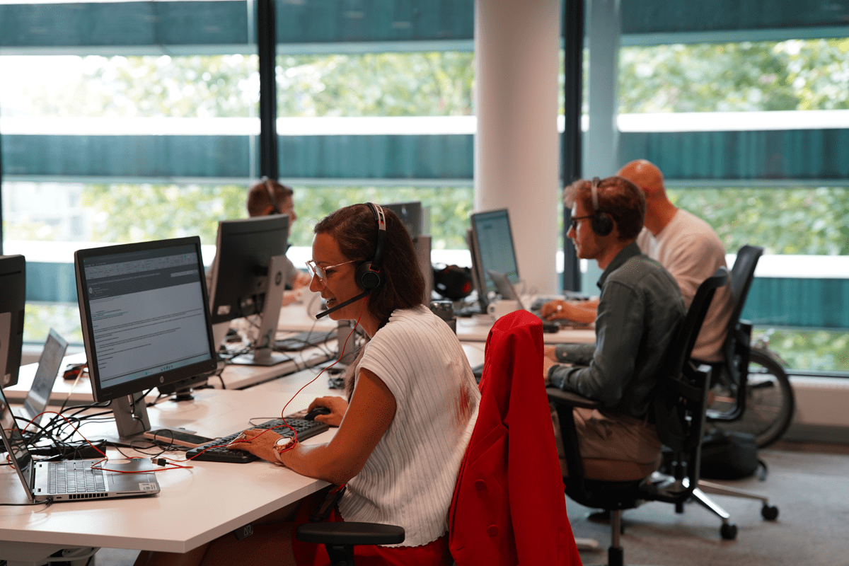 Bellen aan computer 
