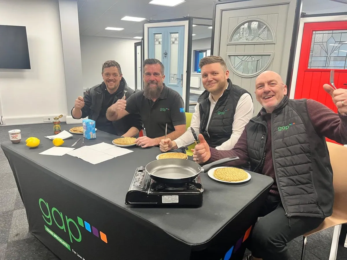 Pancake Day cook-off at Head Office