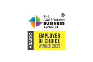 ABA Employer of Choice Award logo from The Australian Business Awards, recognizing KCB’s outstanding workplace practices.