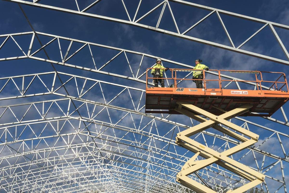 men on a construction site