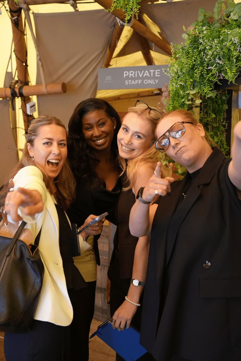 Apprentify staff celebrating at annual company summer event