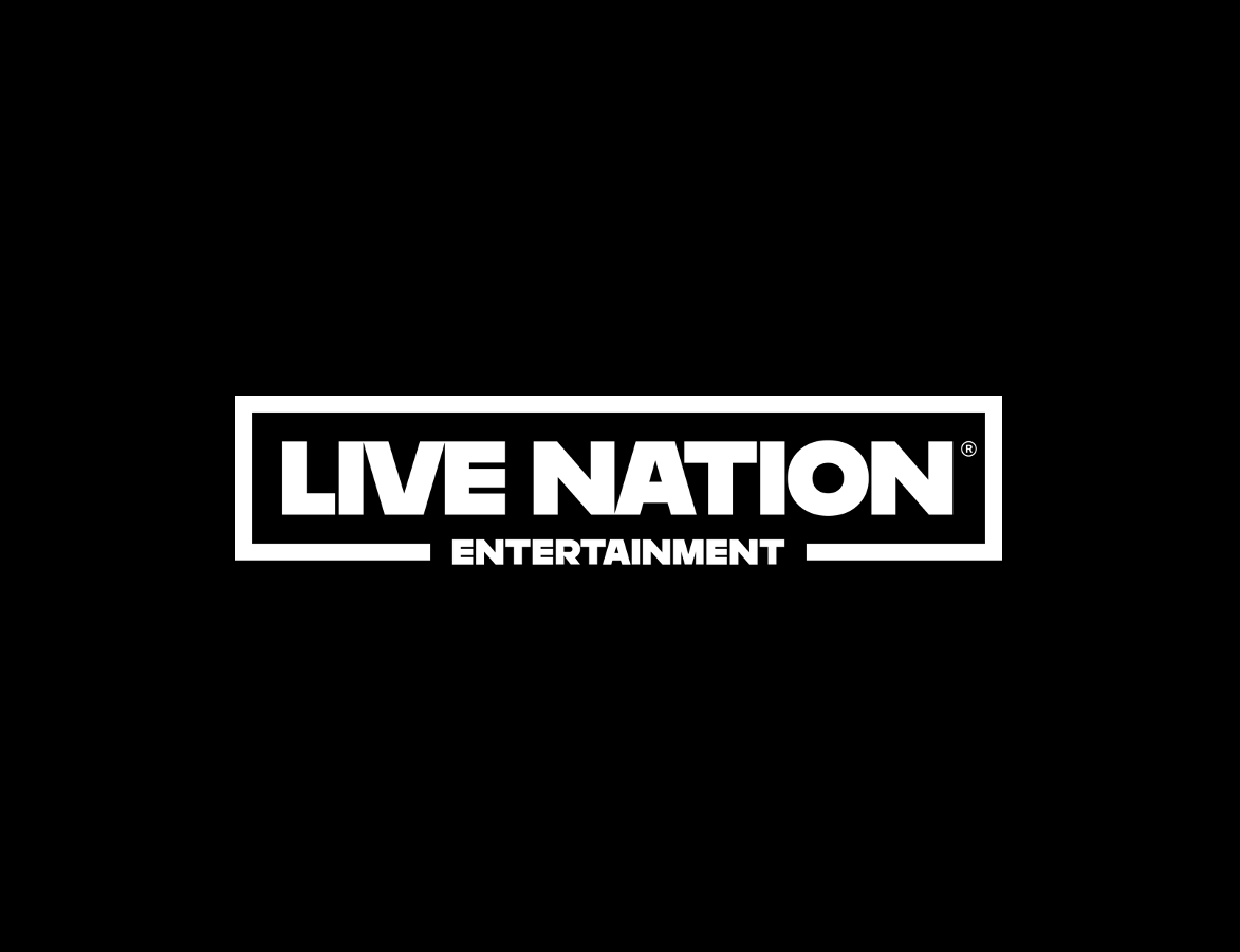 Live Nation Entertraiment svartvit logo