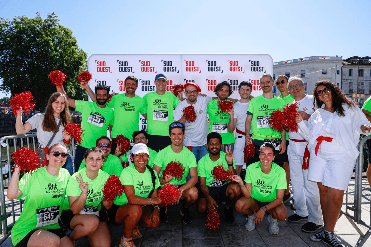 ADAXIS Team after 2025 Foulée des Entreprises Run