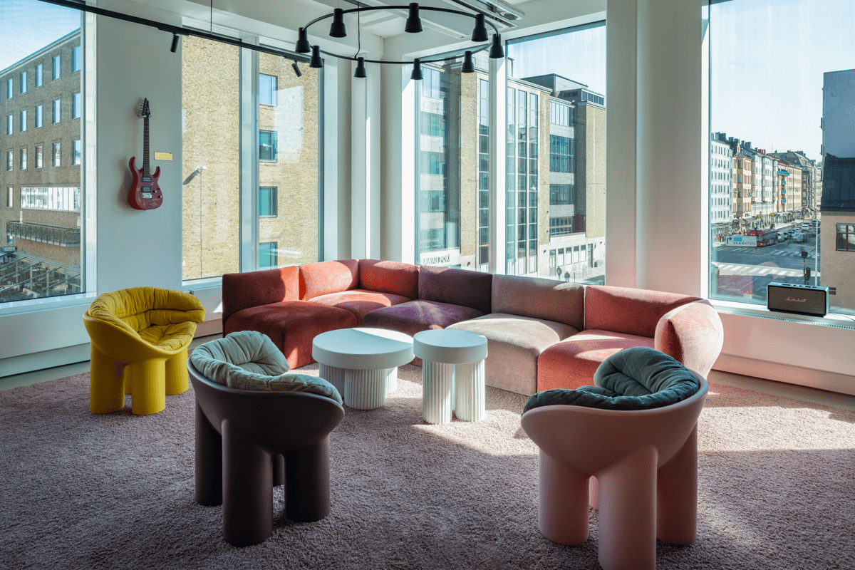 Live Nation och Luger kontor soffgrupp