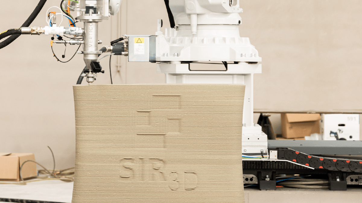 Impressora em betão 3D Sirolis