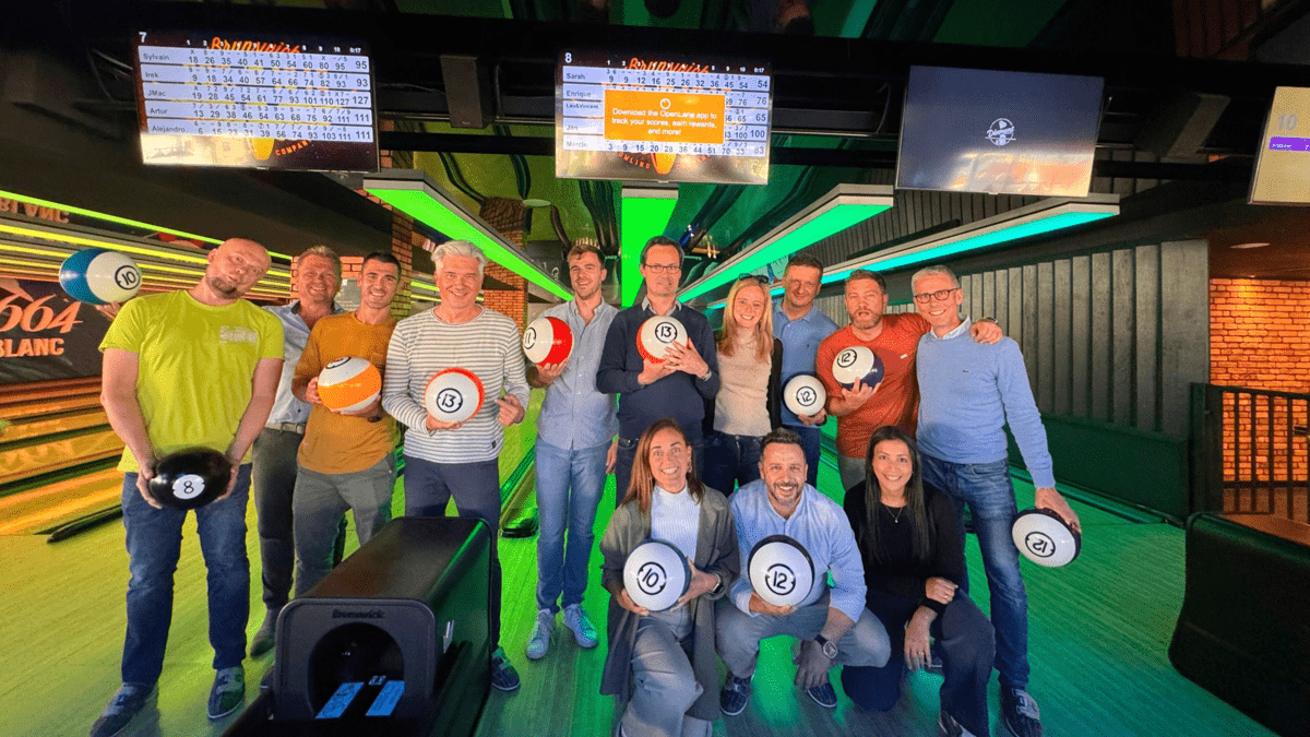 SAP team on teambuilding