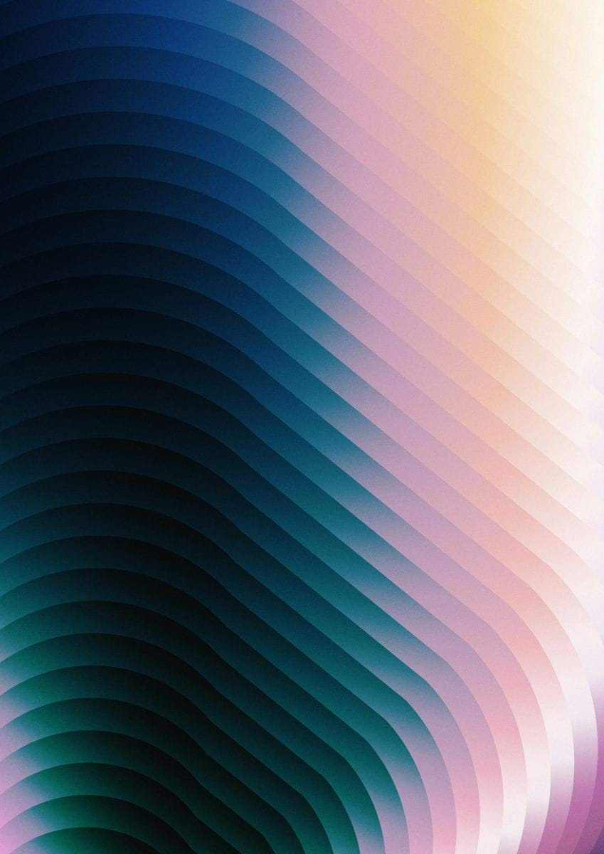Abstract wavy gradient with dark blue to pink hues
