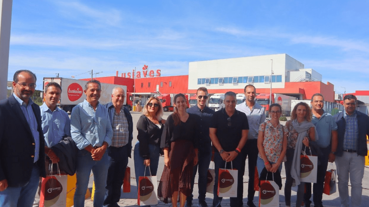 Colaboradores e comendador Avelino Gaspar