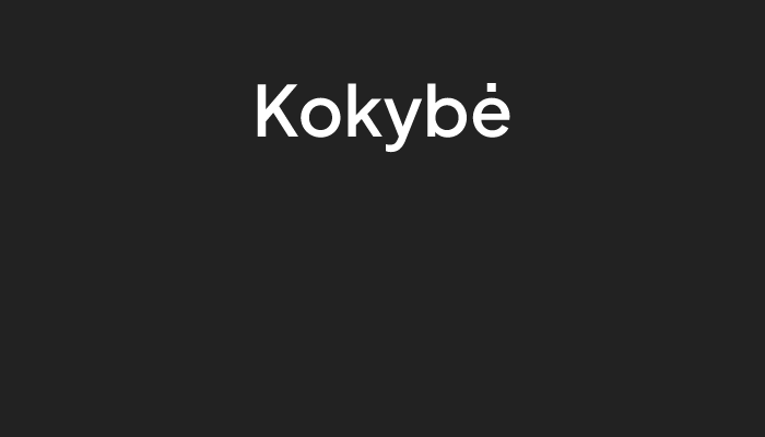 vertybes kokybe