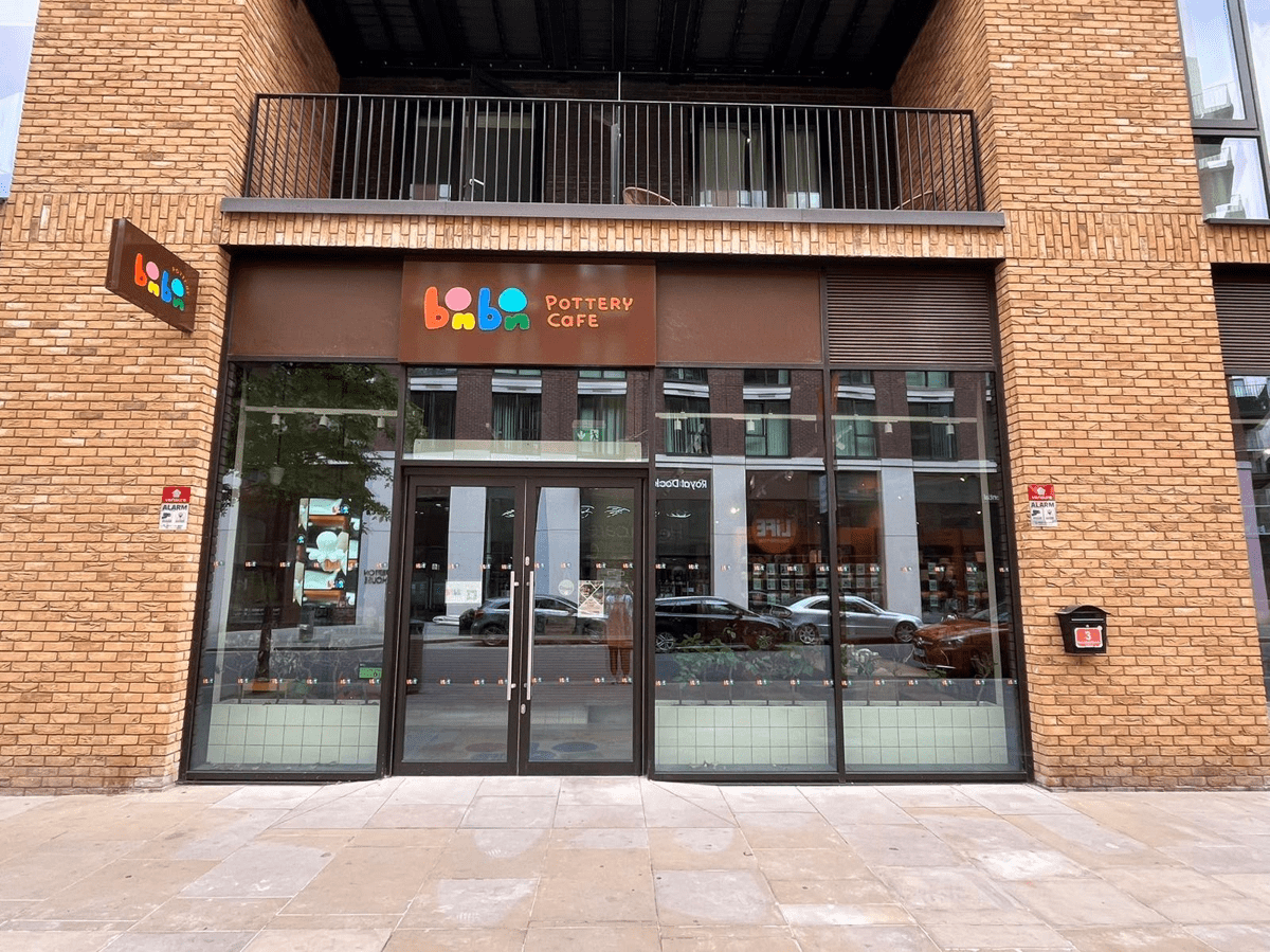 Bonbon Pottery Cafe Royal Wharf London