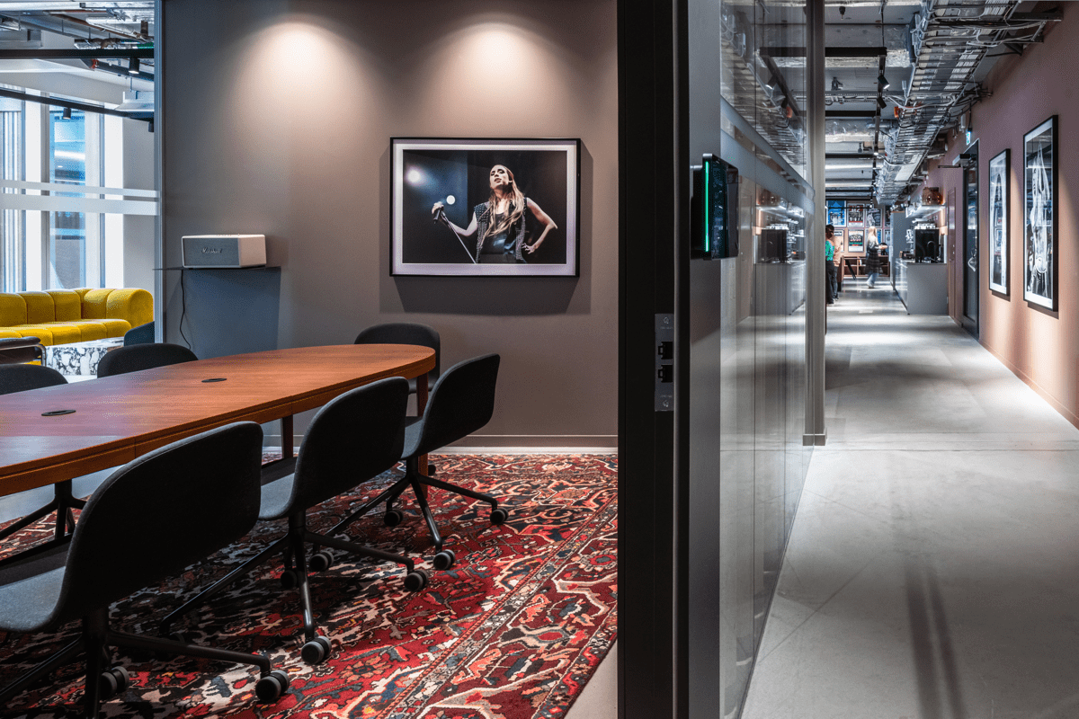 Live Nation och Luger mötesrum