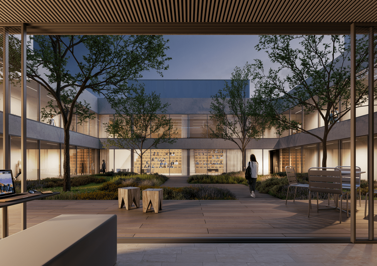 Patio nuit centralesupelec