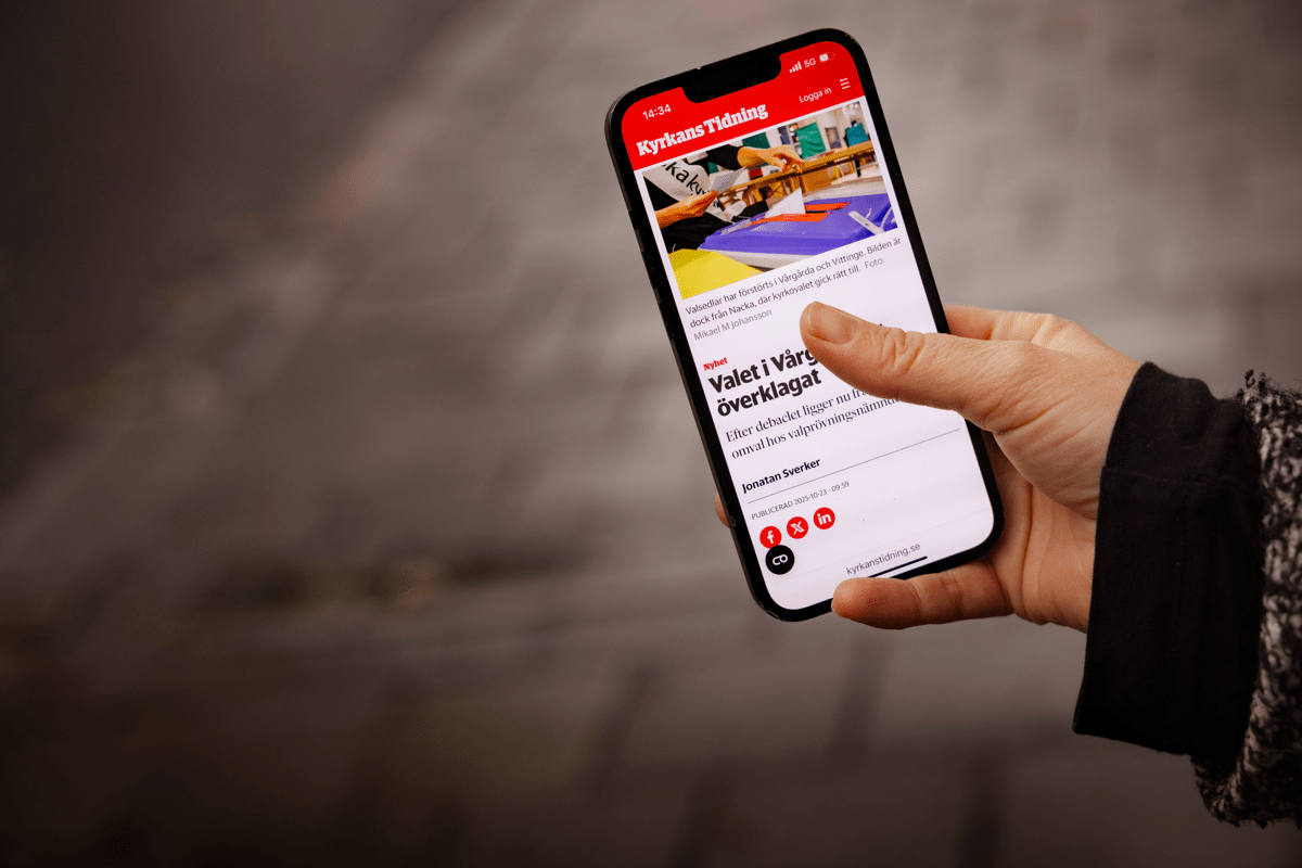 Kyrkans Tidning i mobilen