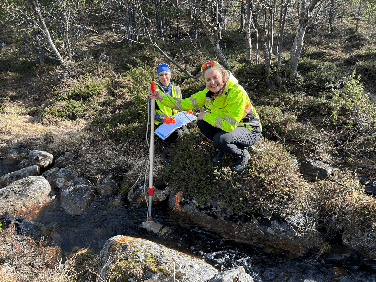 Geosyntec utbildning vattenmätning Sydvaranger