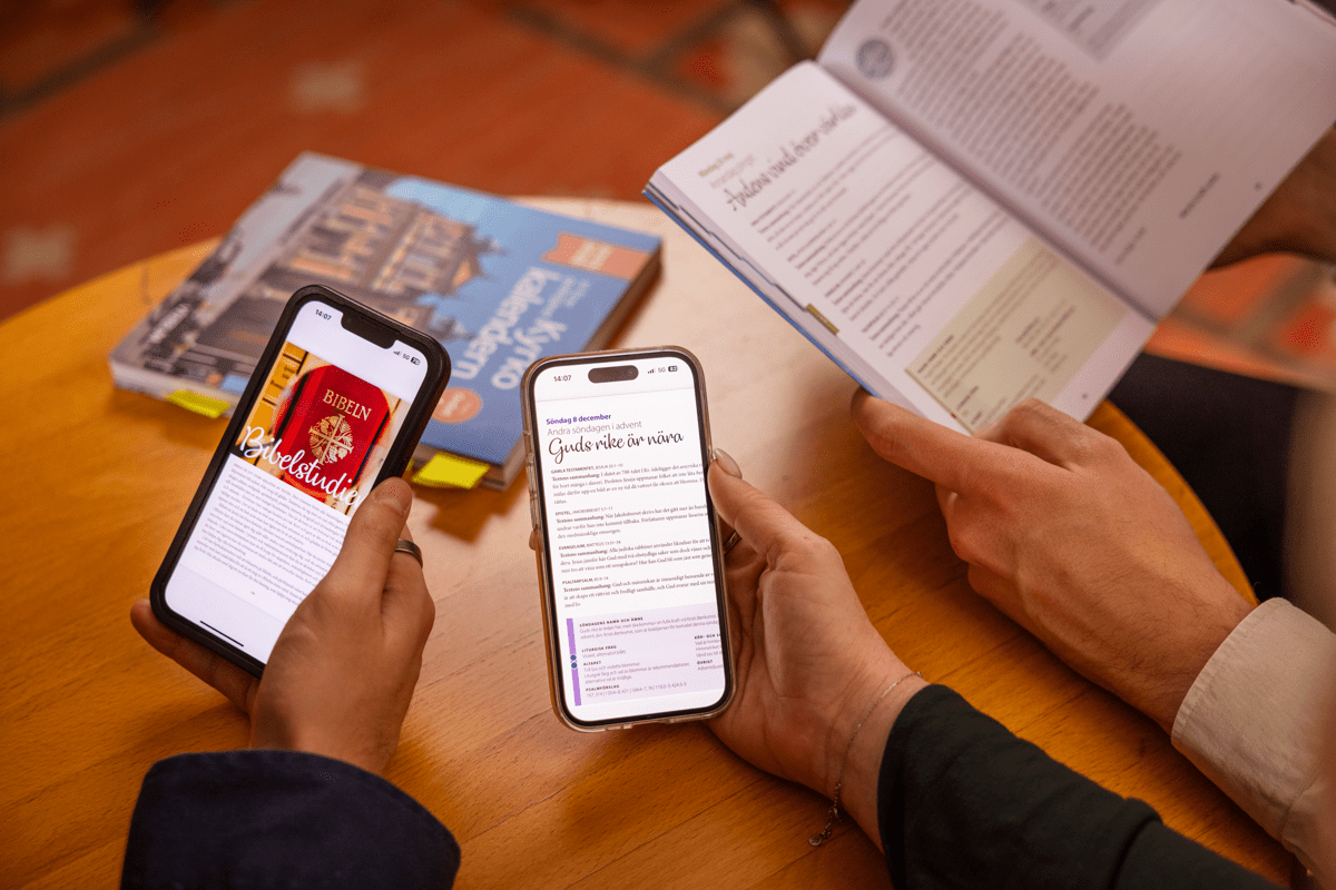 Kyrkokalendern som bok och app