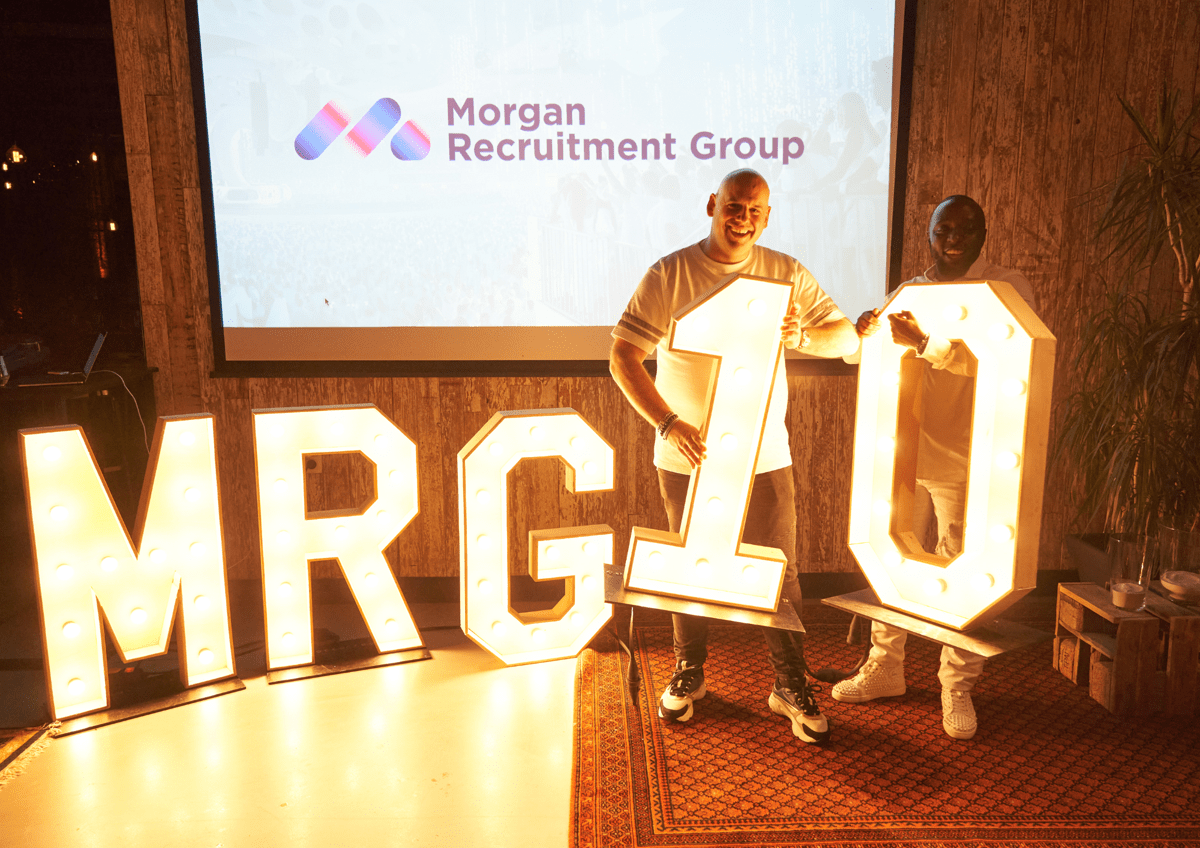 10 jarig jubileum morgan recruitment group
