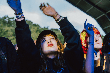 Publikbild från en livespelning