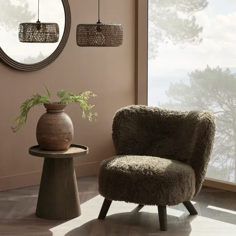 298248 - Meno loungestol Bay gråbrun 440 ben smoked eik - 3.webp
