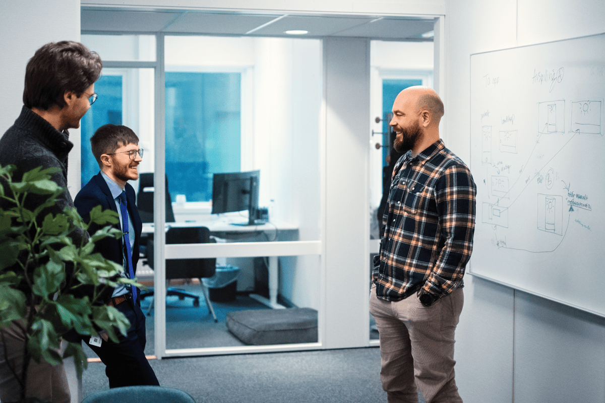 Conversation with CEO and developers in Grimstad
