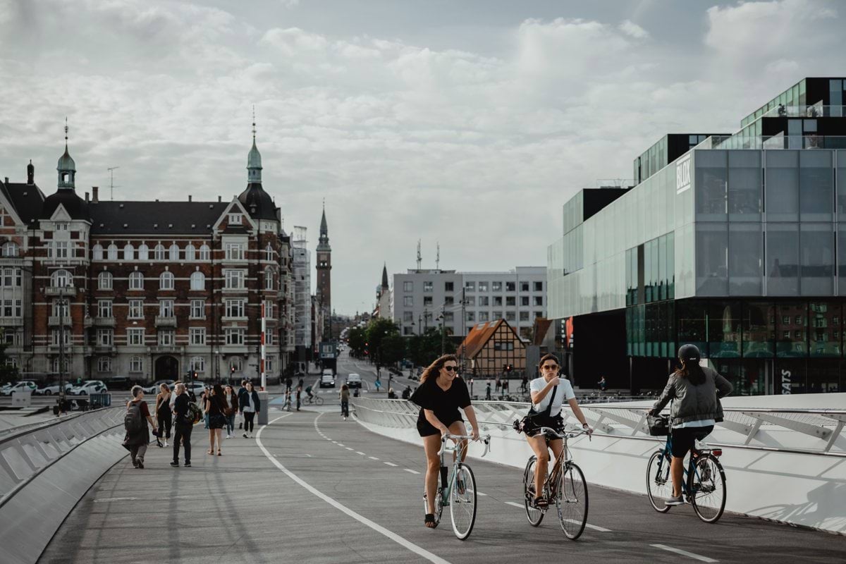 Copenhagen's newest bridge.