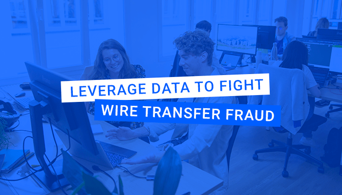 How does Trustpair leverage data to fight wire transfer fraud?