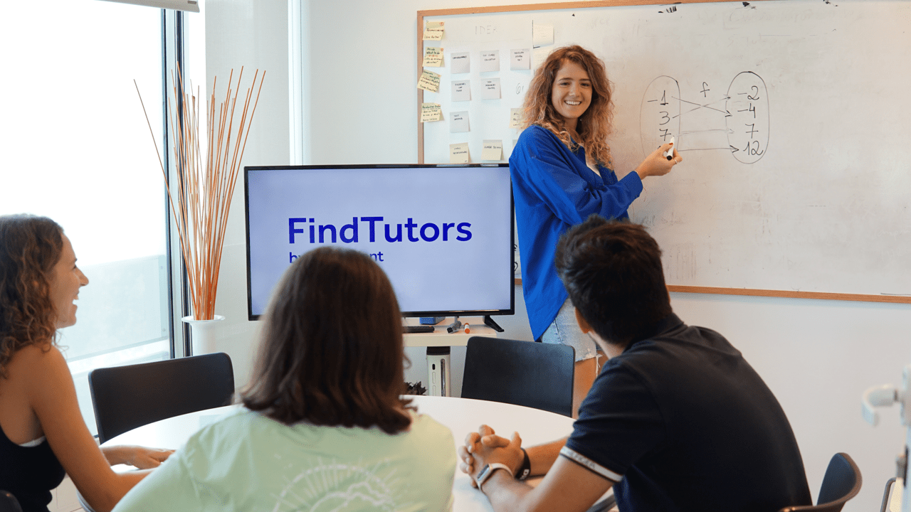 private tutor teaching students