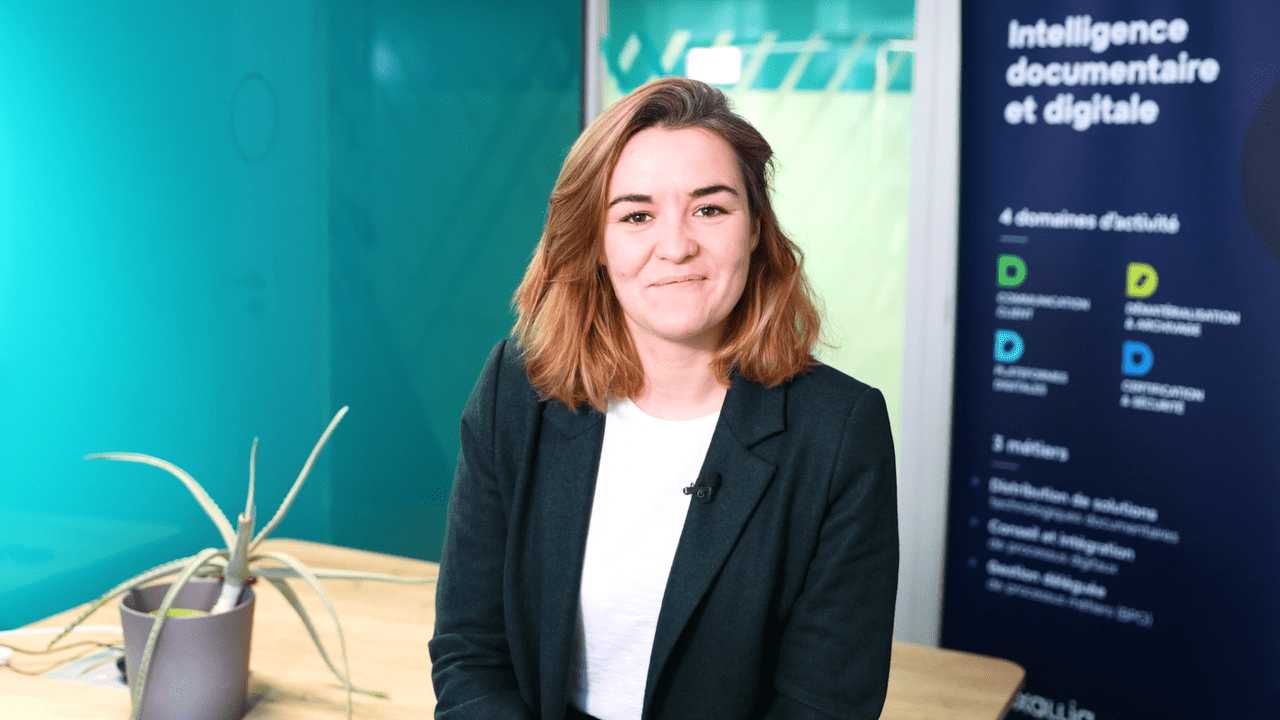 Portrait Clémence Ingénieur d'Affaires chez Doxallia