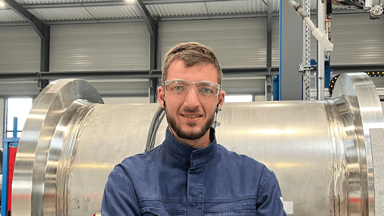 Thomas, soudeur chez ACM