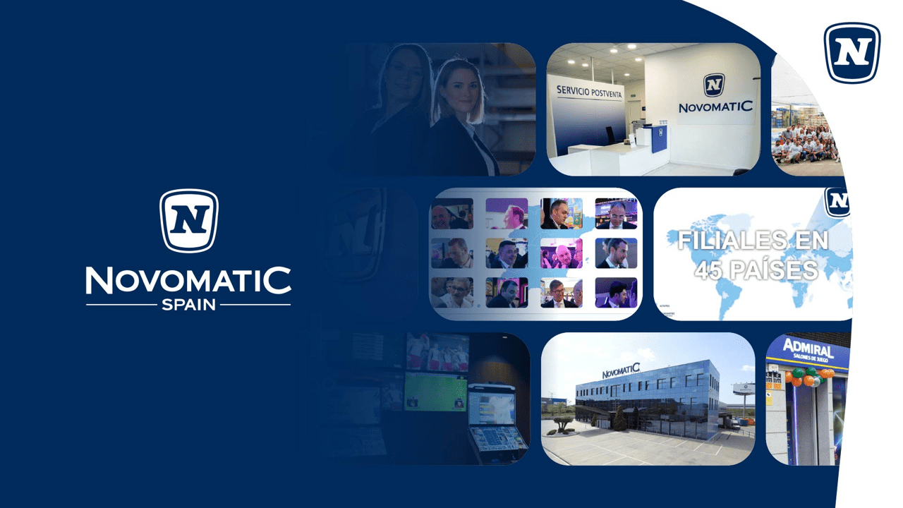 Portada del vídeo corporativo de NOVOMATIC Spain