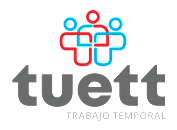 Página de vacantes de TuEtt