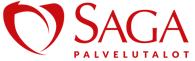 Yrityksen Saga-palvelutalot logotyyppi