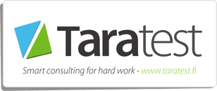 Yrityksen Taratest Oy urasivusto