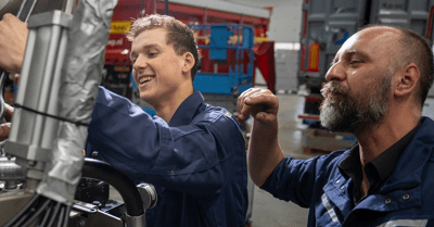 Werken in de werkplaats bij OFB Groep