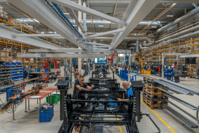 De productievloer van D-TEC