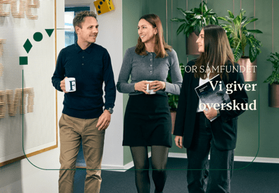 Vi giver overskud