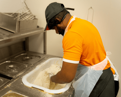 Préparation culinaire Popeyes