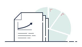 Shares paperwork showing a graph