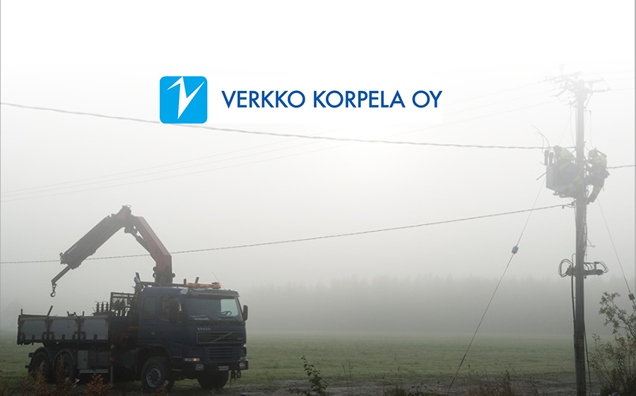 Verkko Korpela verkonrakennustöiden teemakuva