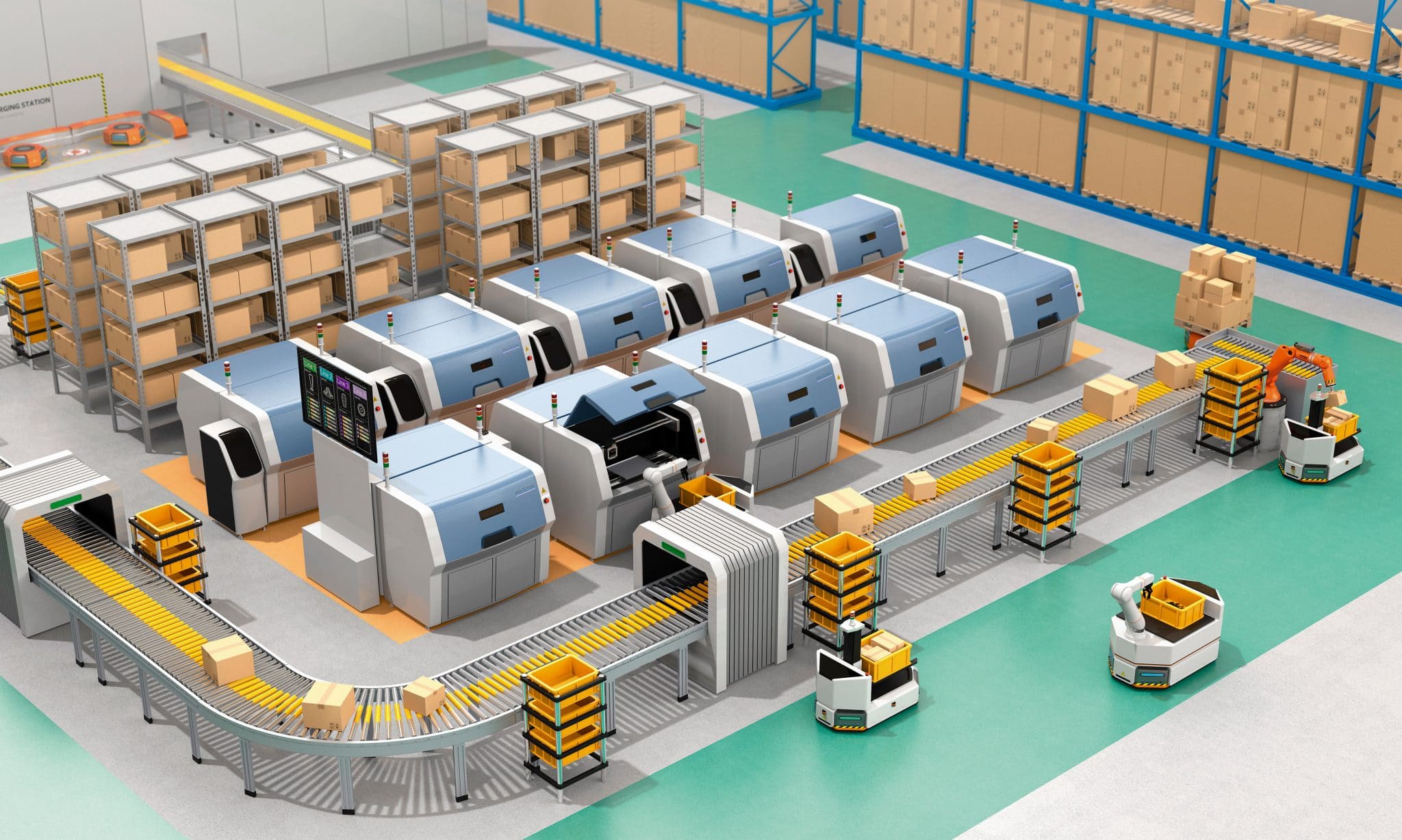 Logistique Flux SupplyChain Usine