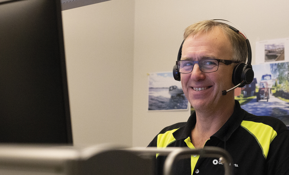 Gilbert på vår innesäljsavdelning