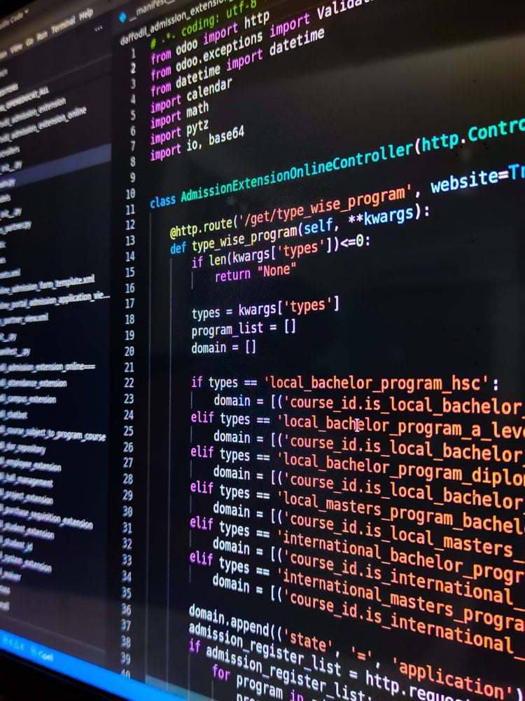 black flat screen computer monitor