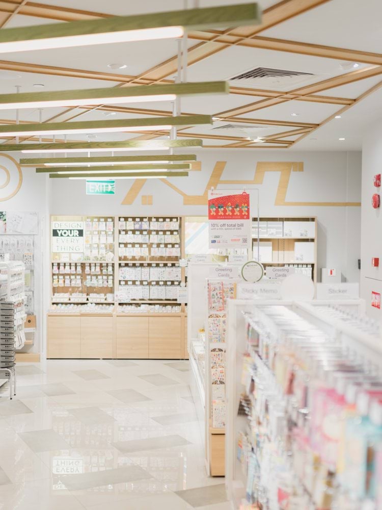 empty white painted store