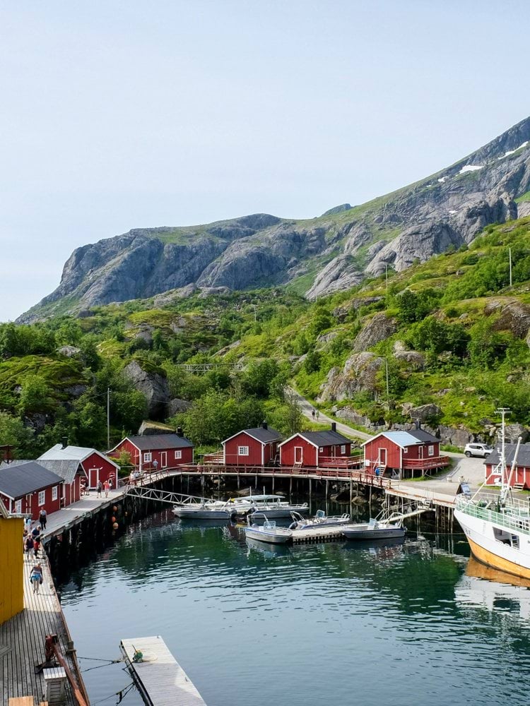 village near sea