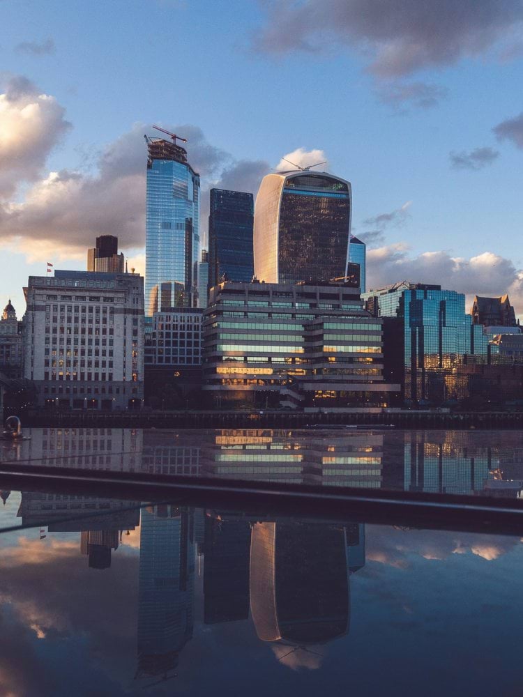 architectural photography of city buildings