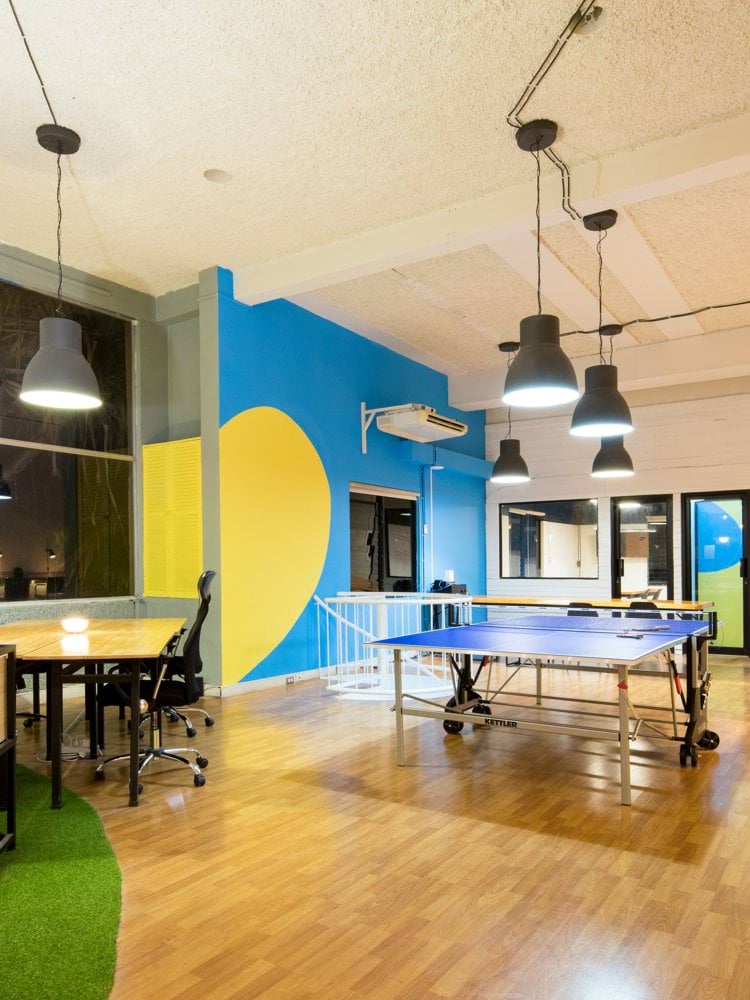 turned-on pendant lamps